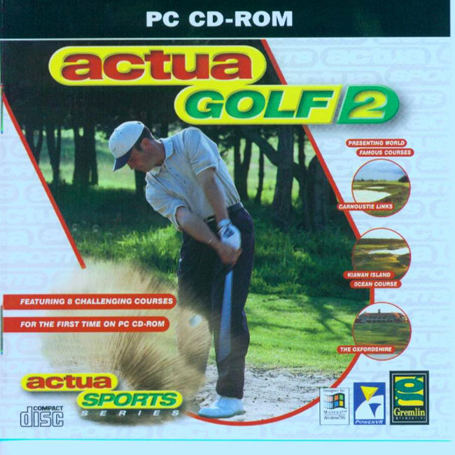 Actua Golf 2 - predn CD obal