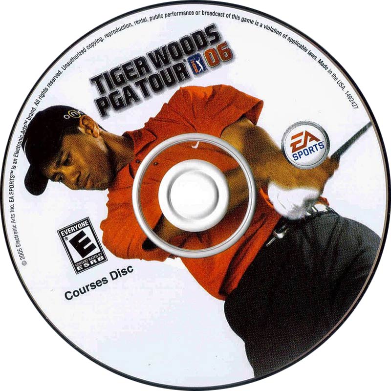 Tiger Woods PGA Tour 06 - CD obal 3