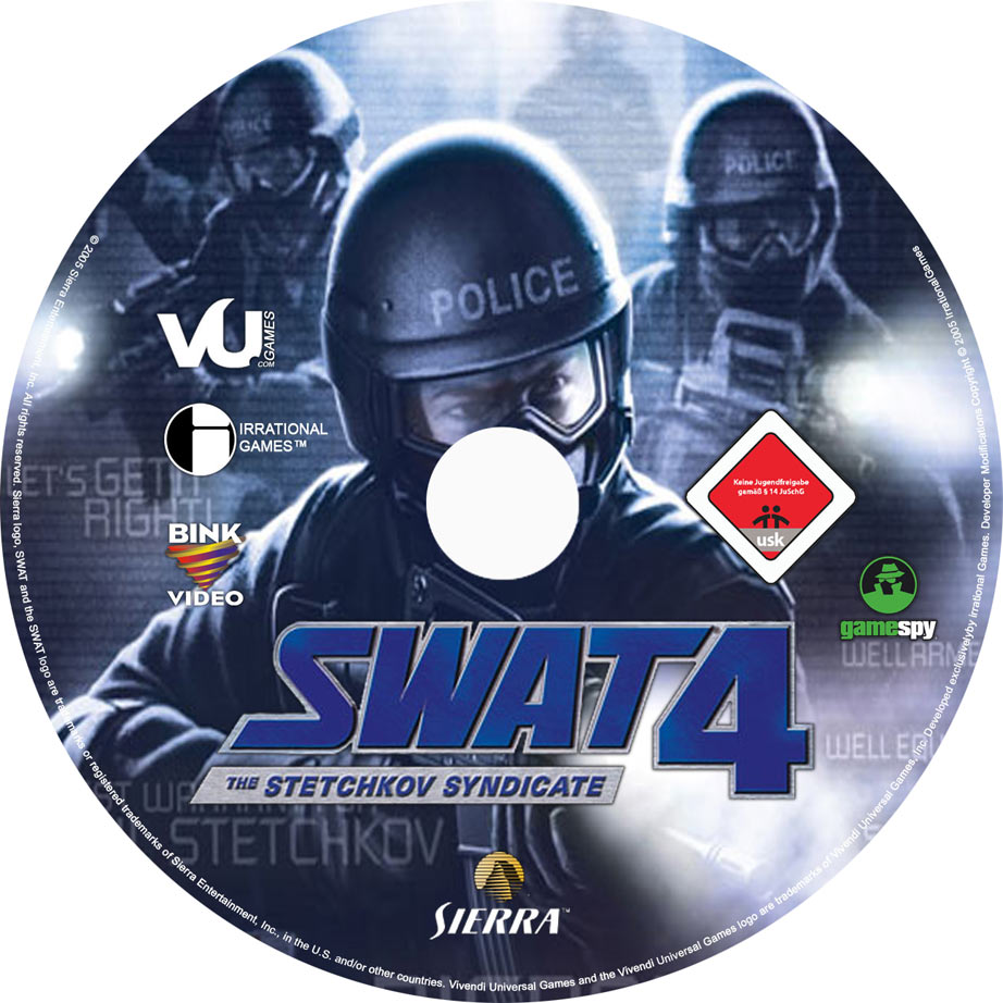 SWAT 4: The Stetchkov Syndicate - CD obal