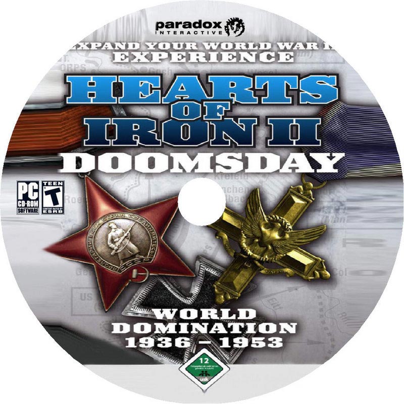 Hearts of Iron 2: Doomsday - CD obal