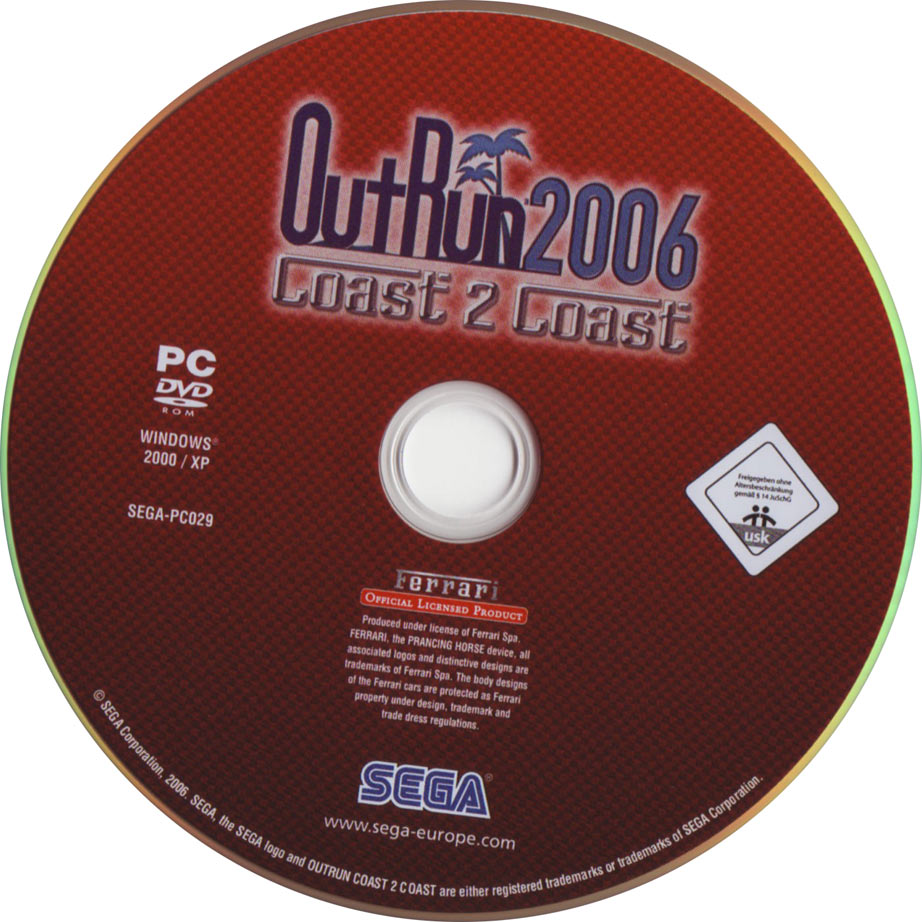 OutRun 2006: Coast 2 Coast - CD obal