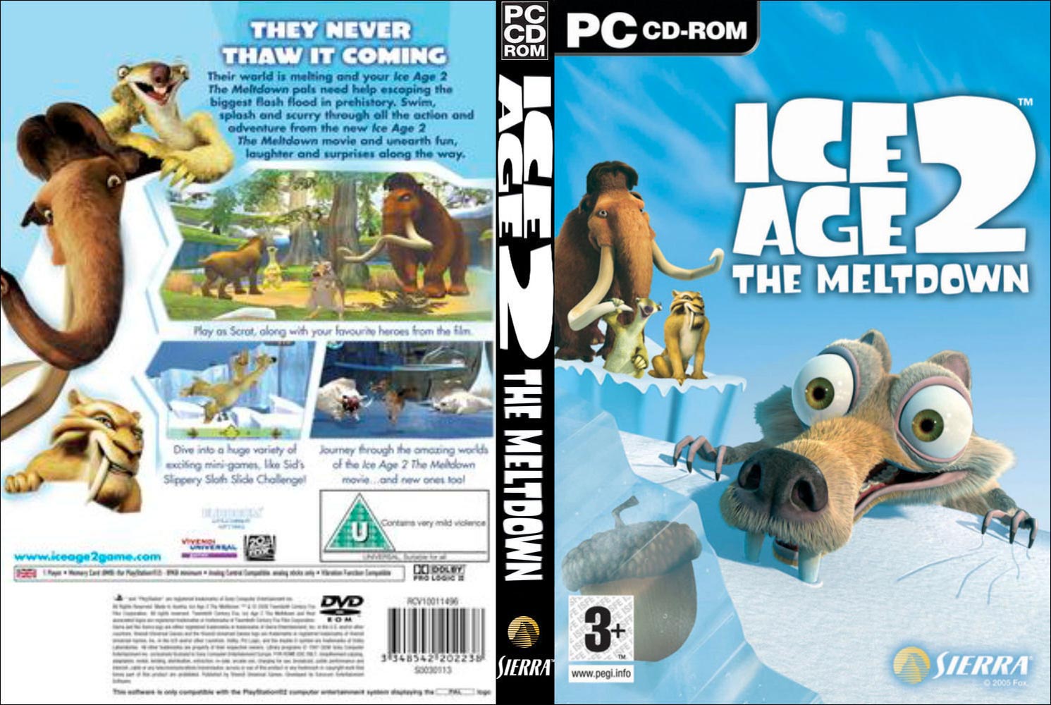 Ice Age 2: The Meltdown - DVD obal
