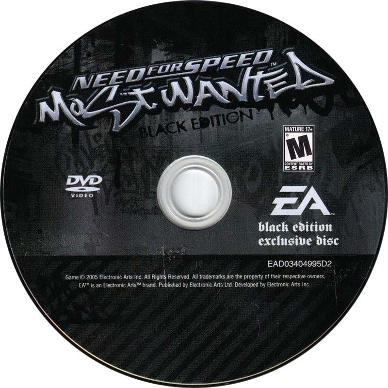 Need for Speed: Most Wanted Black Edition - CD obal