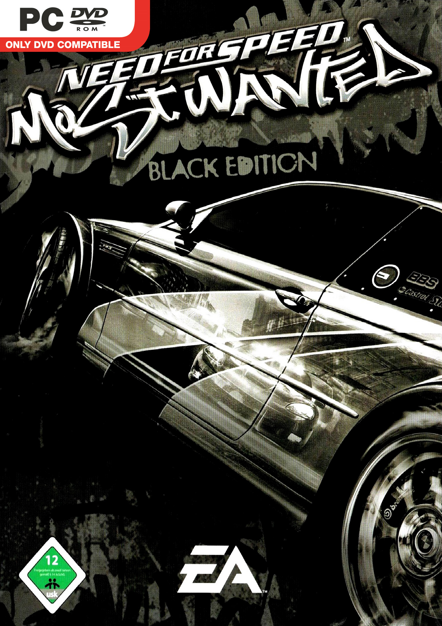 Need for Speed: Most Wanted Black Edition - predn DVD obal