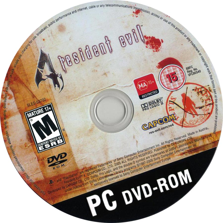 Resident Evil 4 - CD obal 3