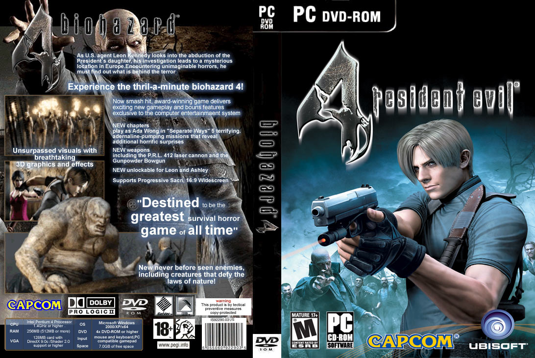 Resident Evil 4 - DVD obal 3