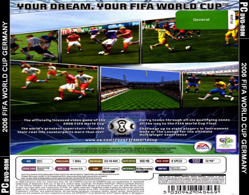 2006 FIFA World Cup Germany - zadn CD obal
