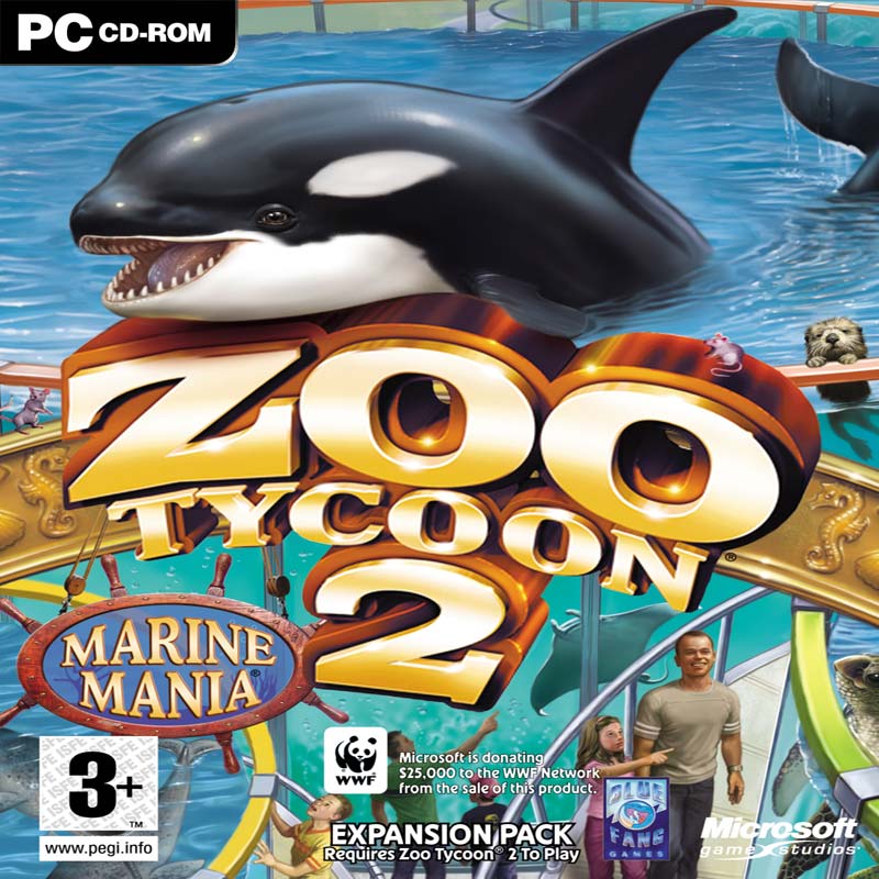 Zoo Tycoon 2: Marine Mania - predn CD obal