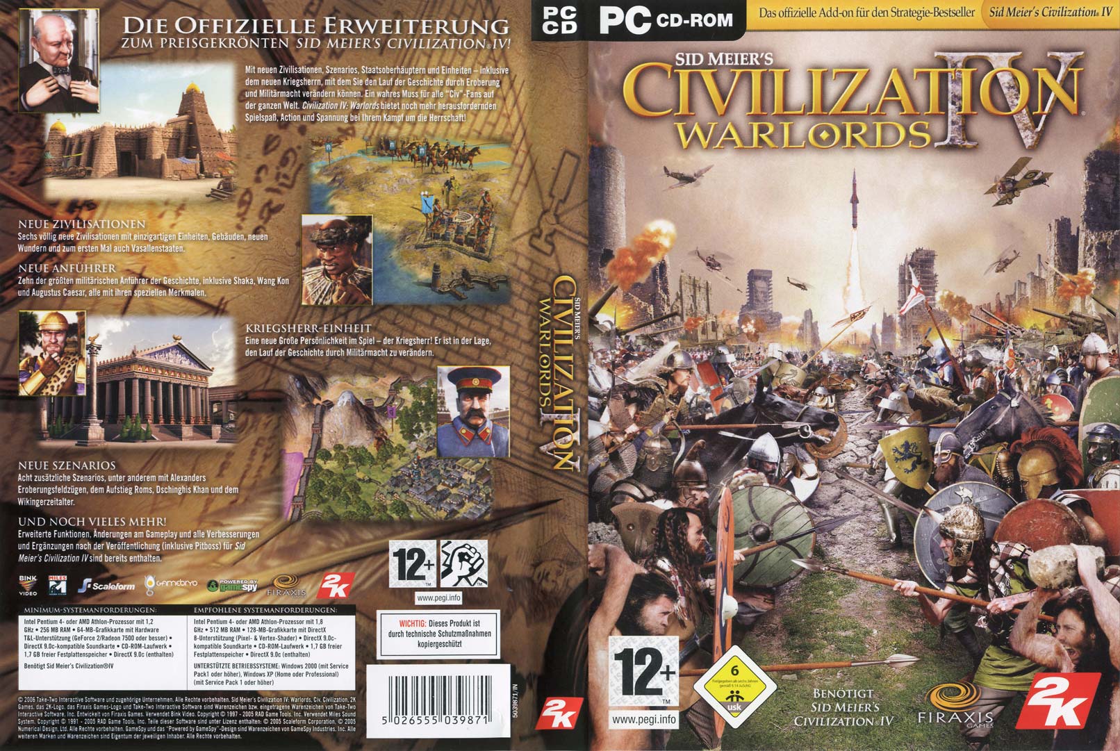Civilization 4: Warlords - DVD obal 2