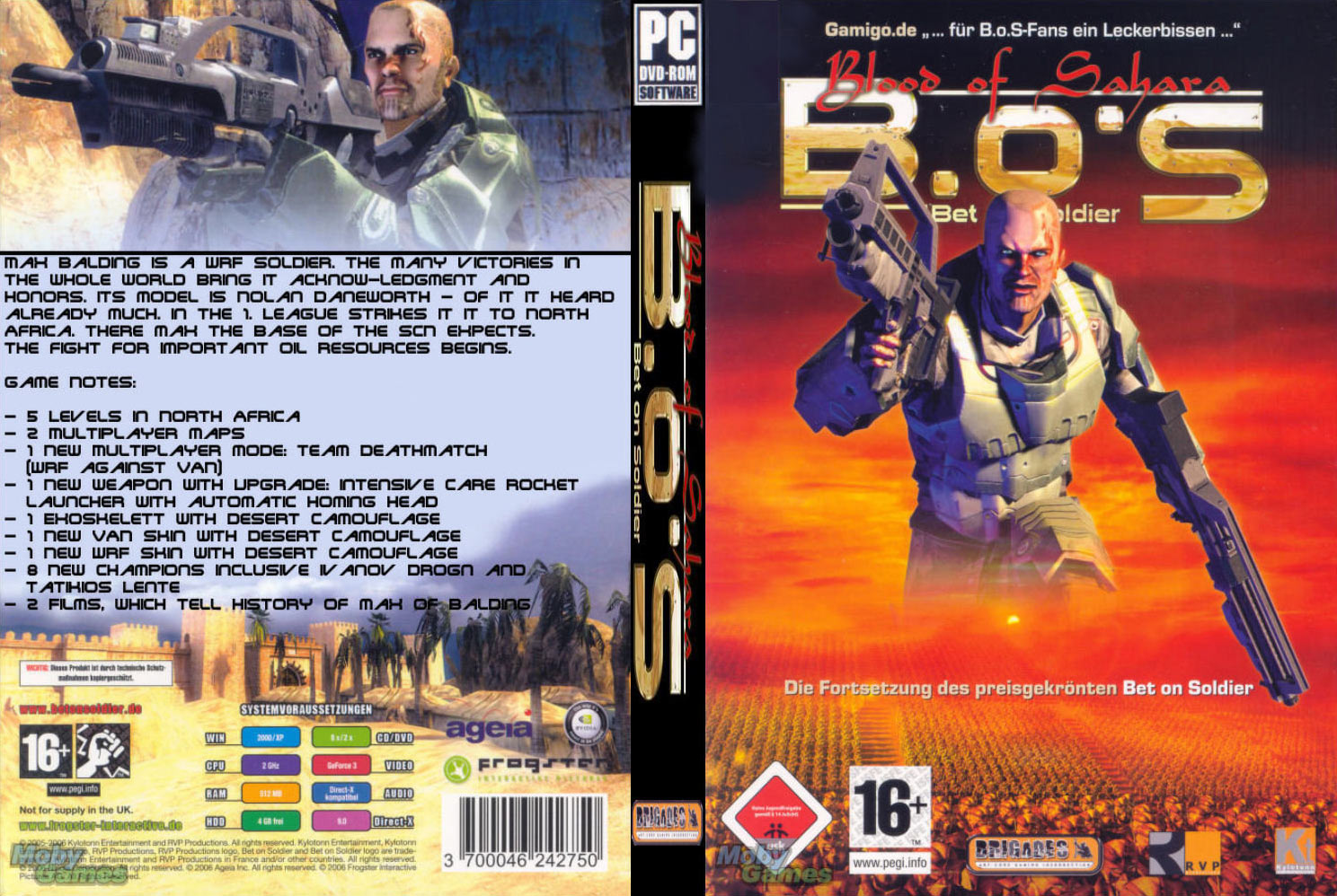 Bet on Soldier: Blood of Sahara - DVD obal