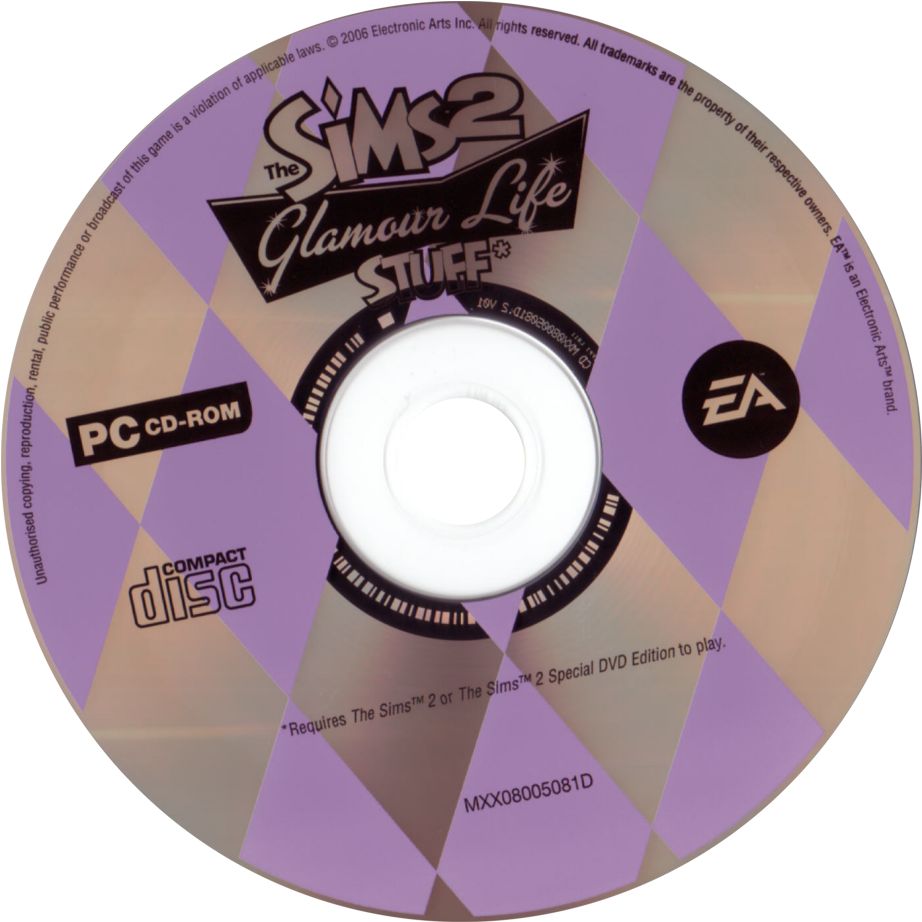 The Sims 2: Glamour Life Stuff - CD obal