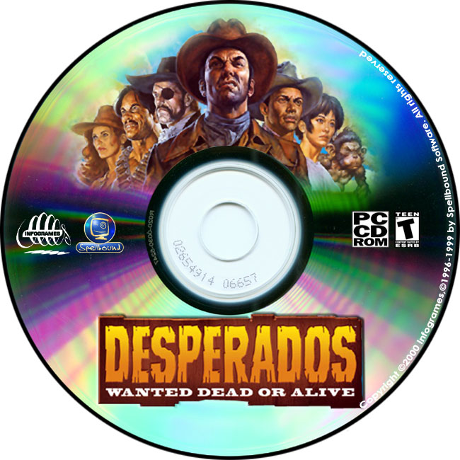 Desperados: Wanted Dead or Alive - CD obal