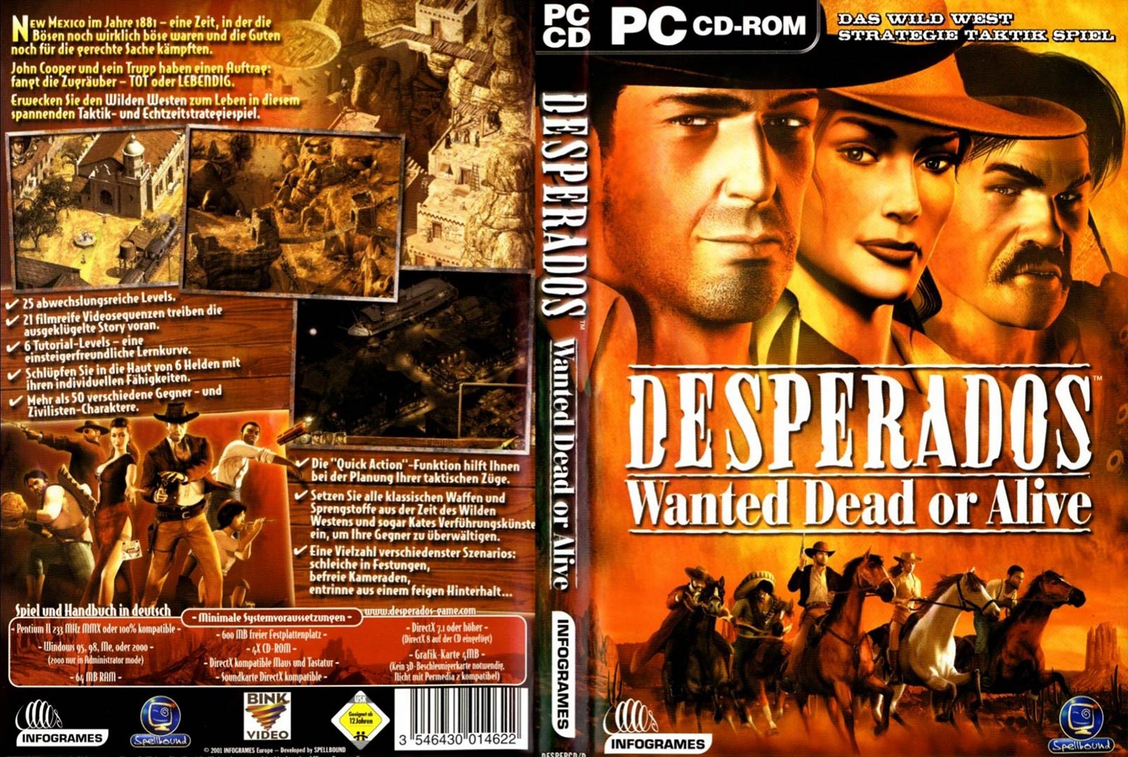 Desperados: Wanted Dead or Alive - DVD obal