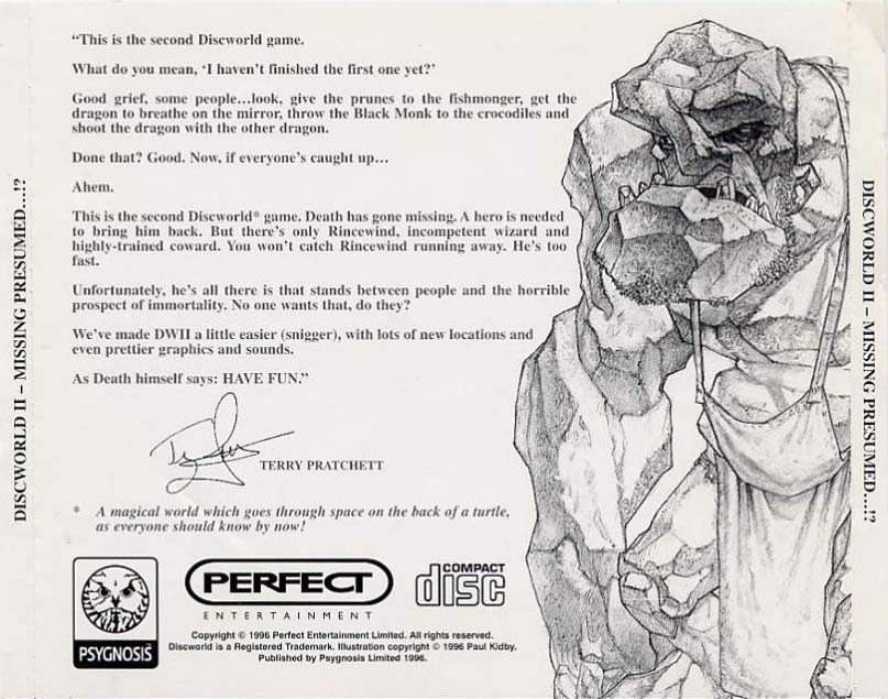 Discworld 2 - zadn CD obal
