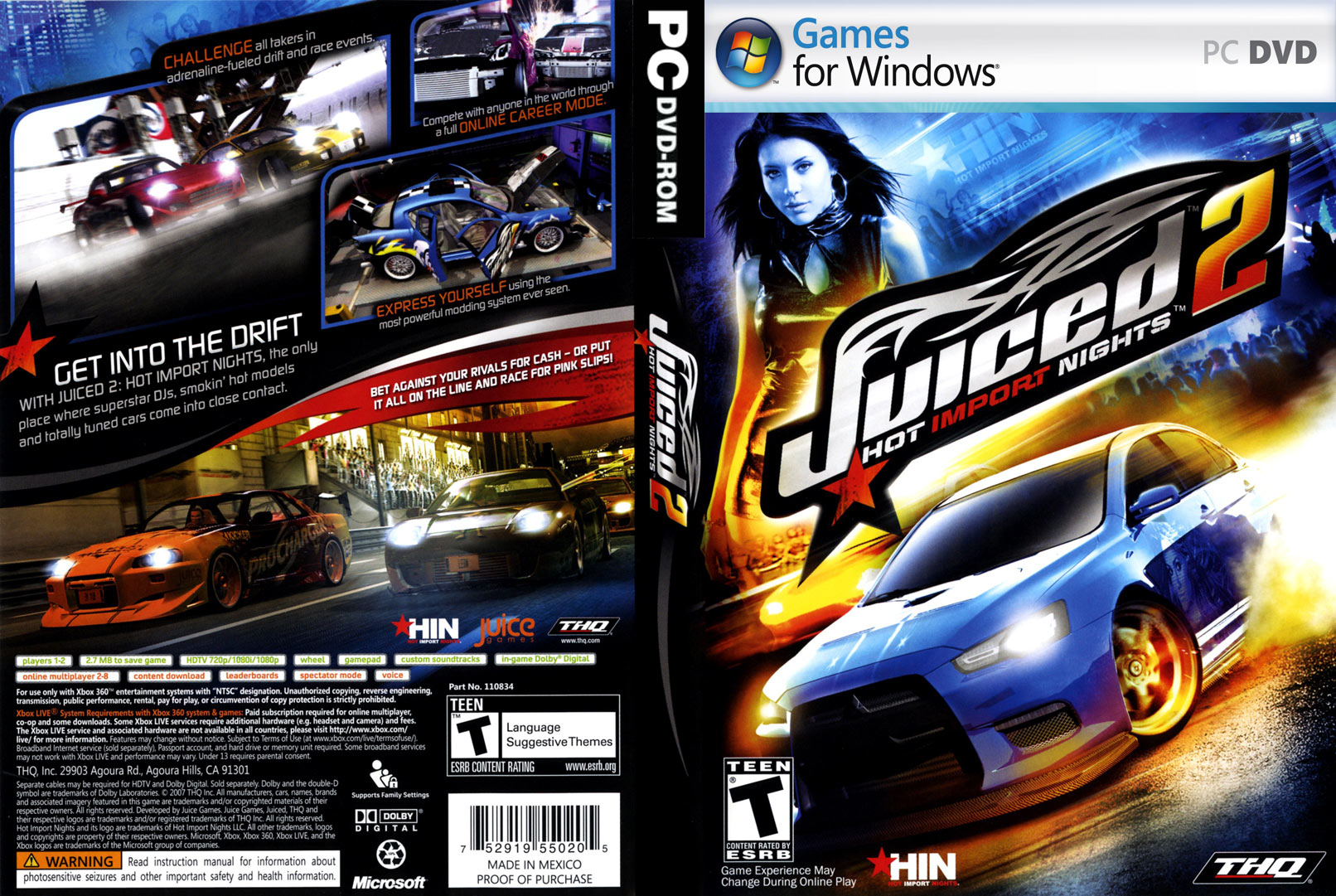 Juiced 2: Hot Import Nights - DVD obal