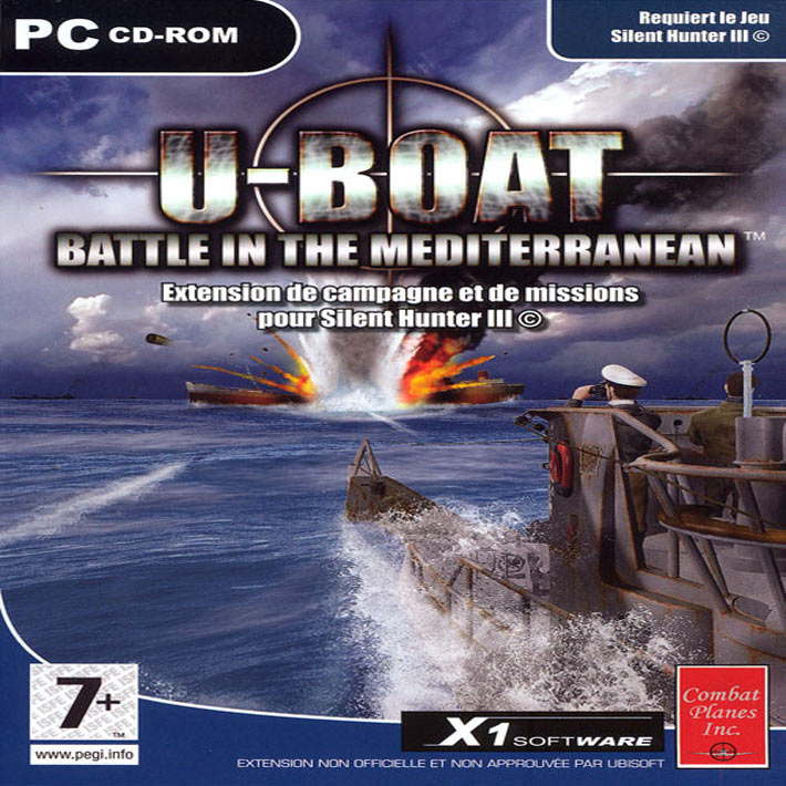 Silent Hunter 3: U-Boat Battle in the Mediterranean - predn CD obal