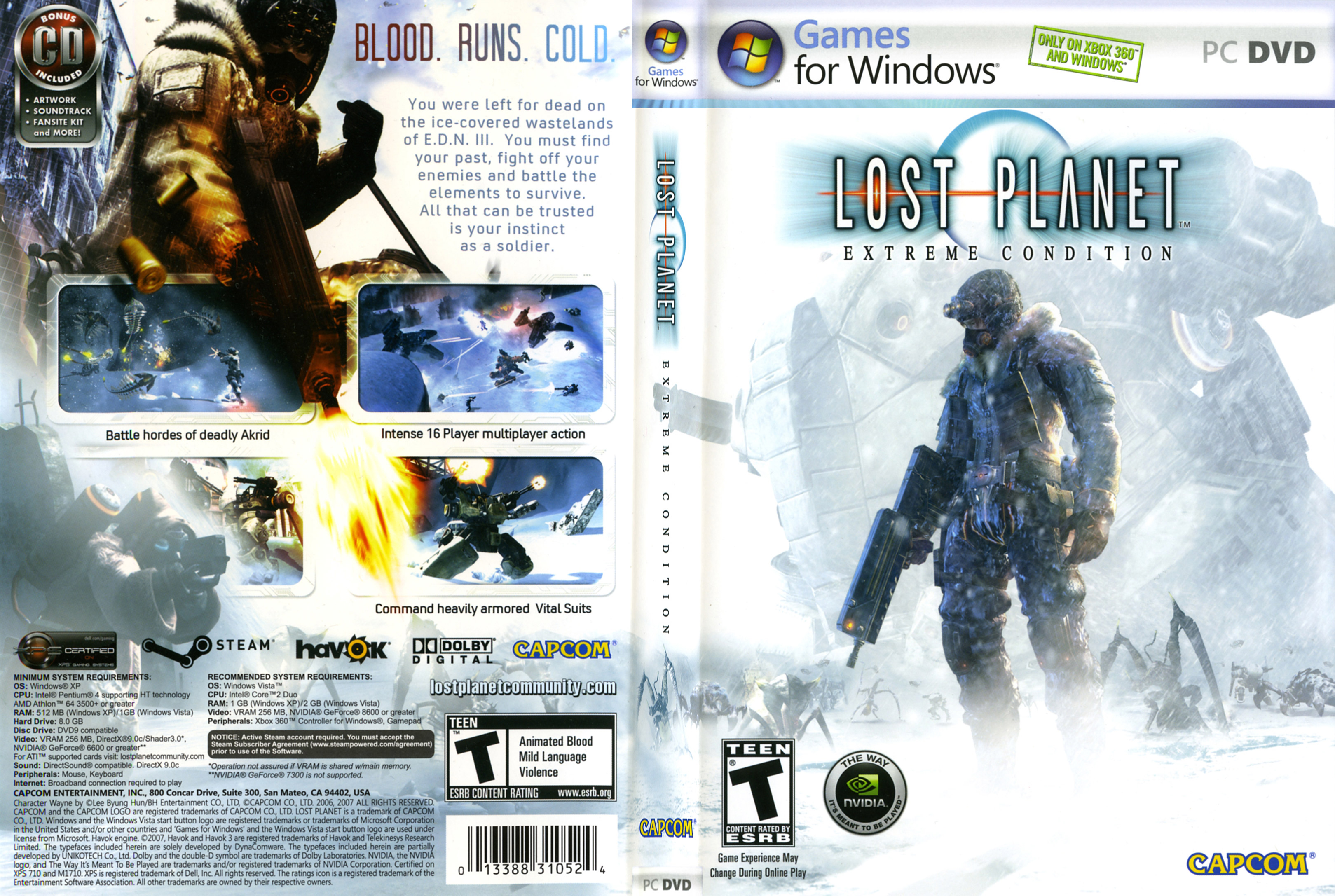 Lost Planet: Extreme Condition - DVD obal 2