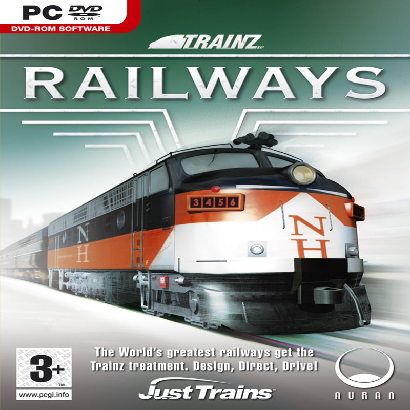 Trainz Railwayz - predn CD obal
