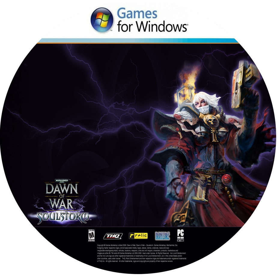 Warhammer 40000: Dawn of War - Soulstorm - CD obal