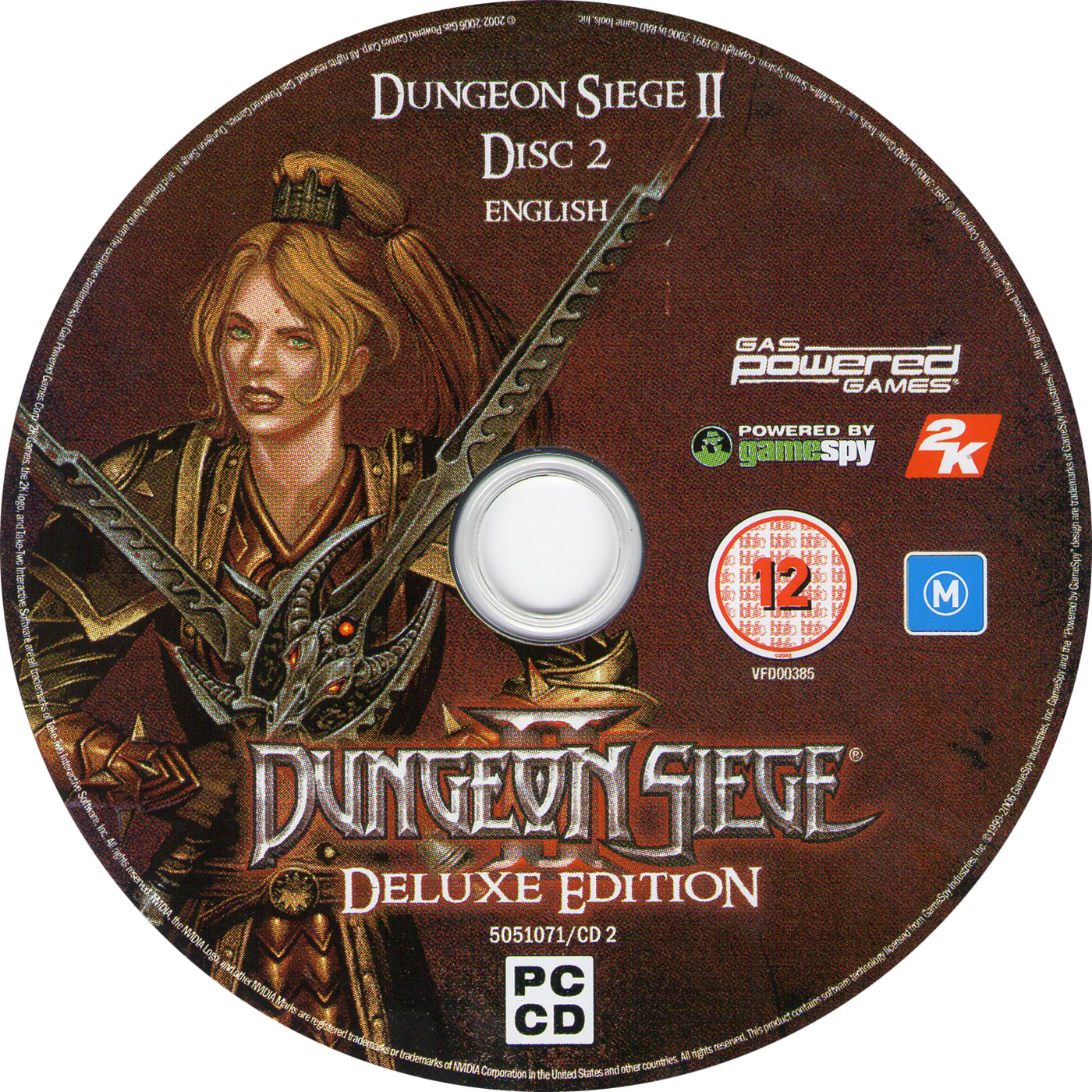 Dungeon Siege II: Deluxe Edition - CD obal 2