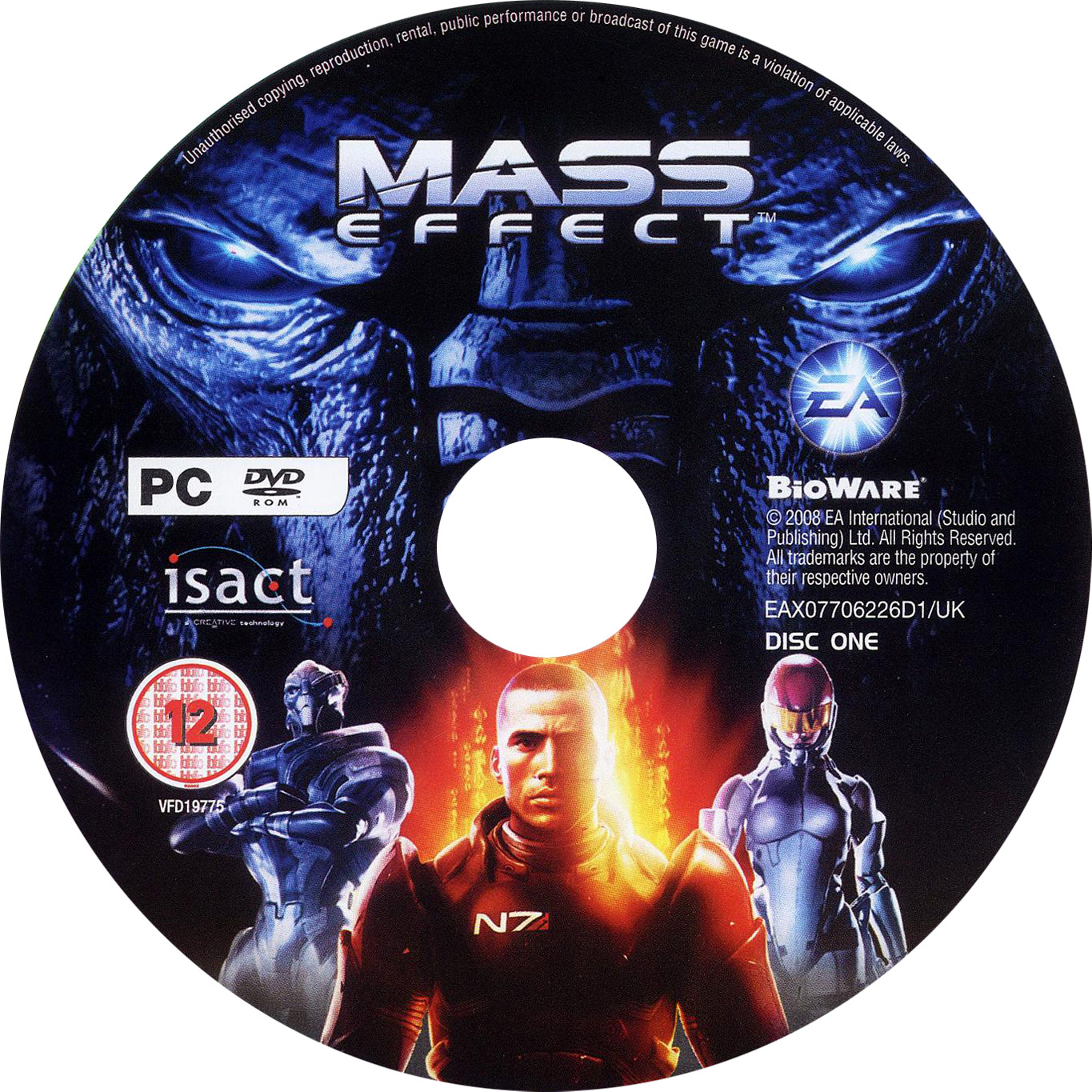 Mass Effect - CD obal