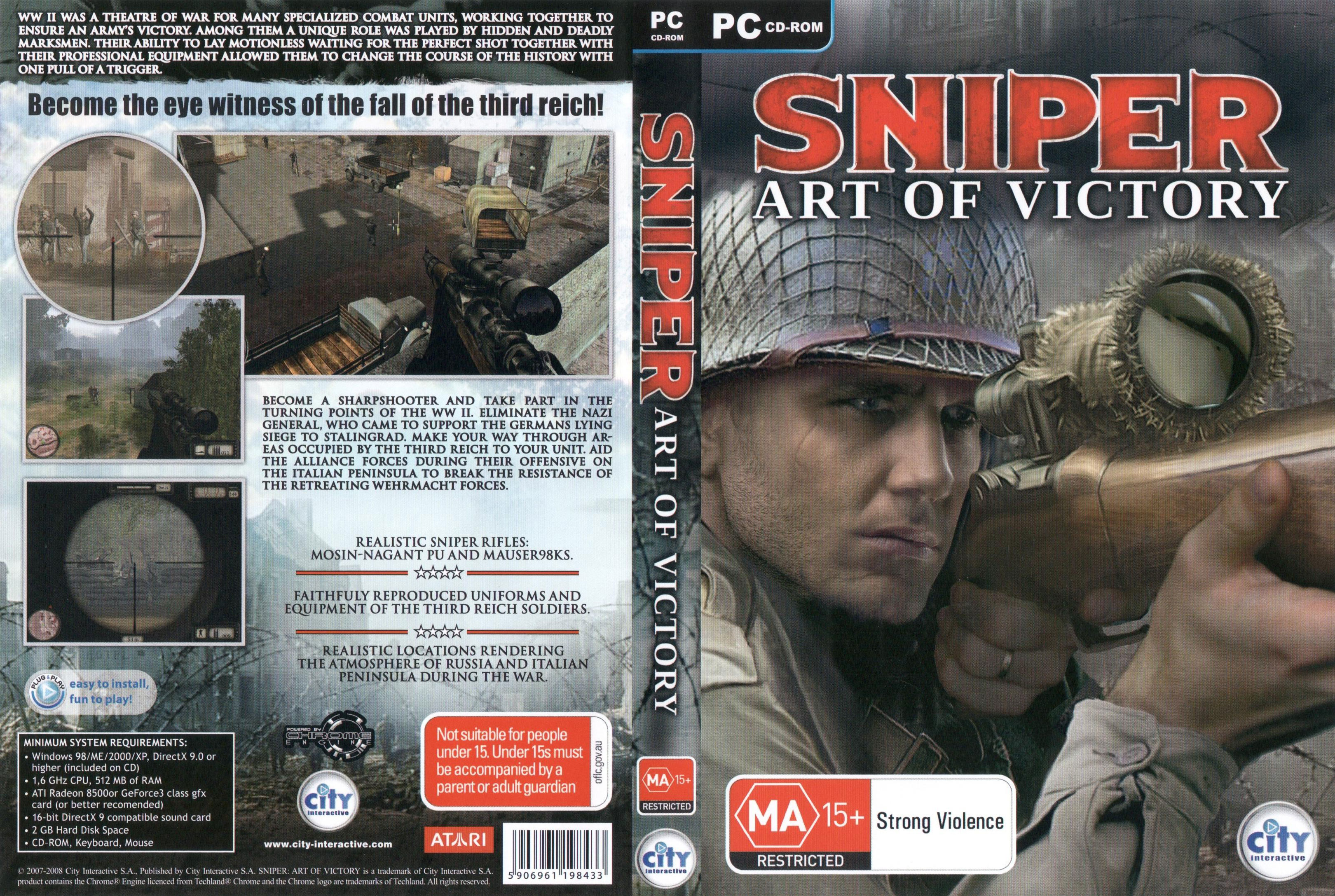 Sniper: Art of Victory - DVD obal 2