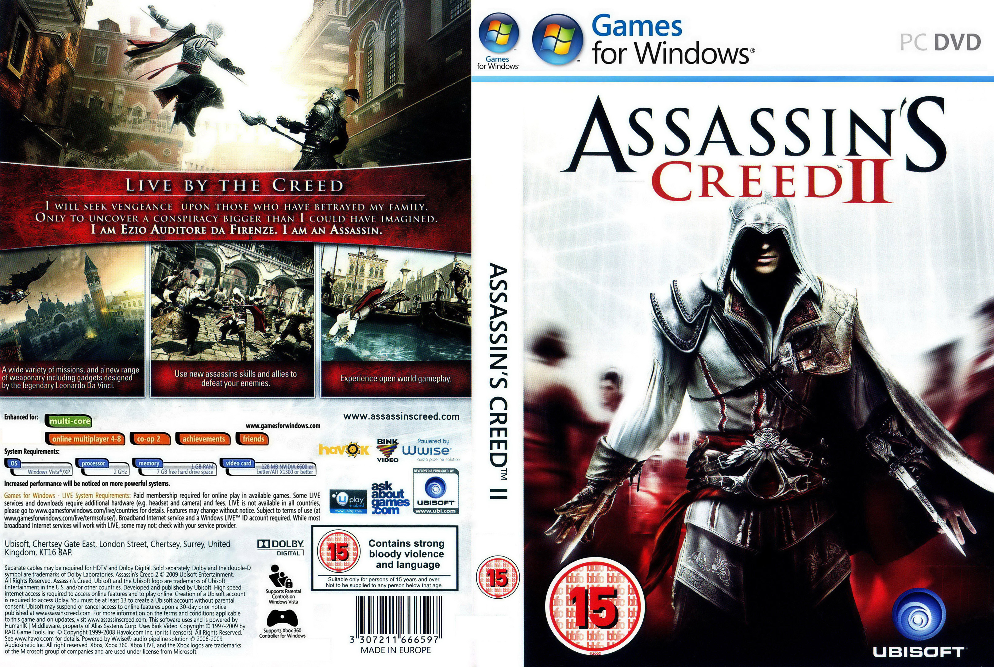 Assassins Creed 2 - DVD obal 3