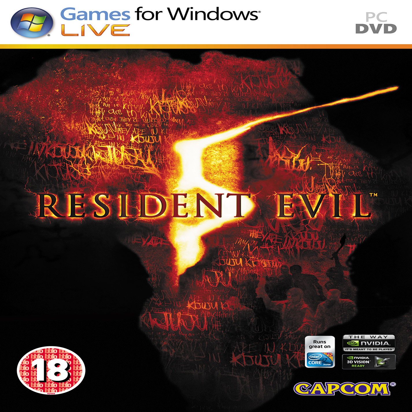 Resident Evil 5 - predn CD obal