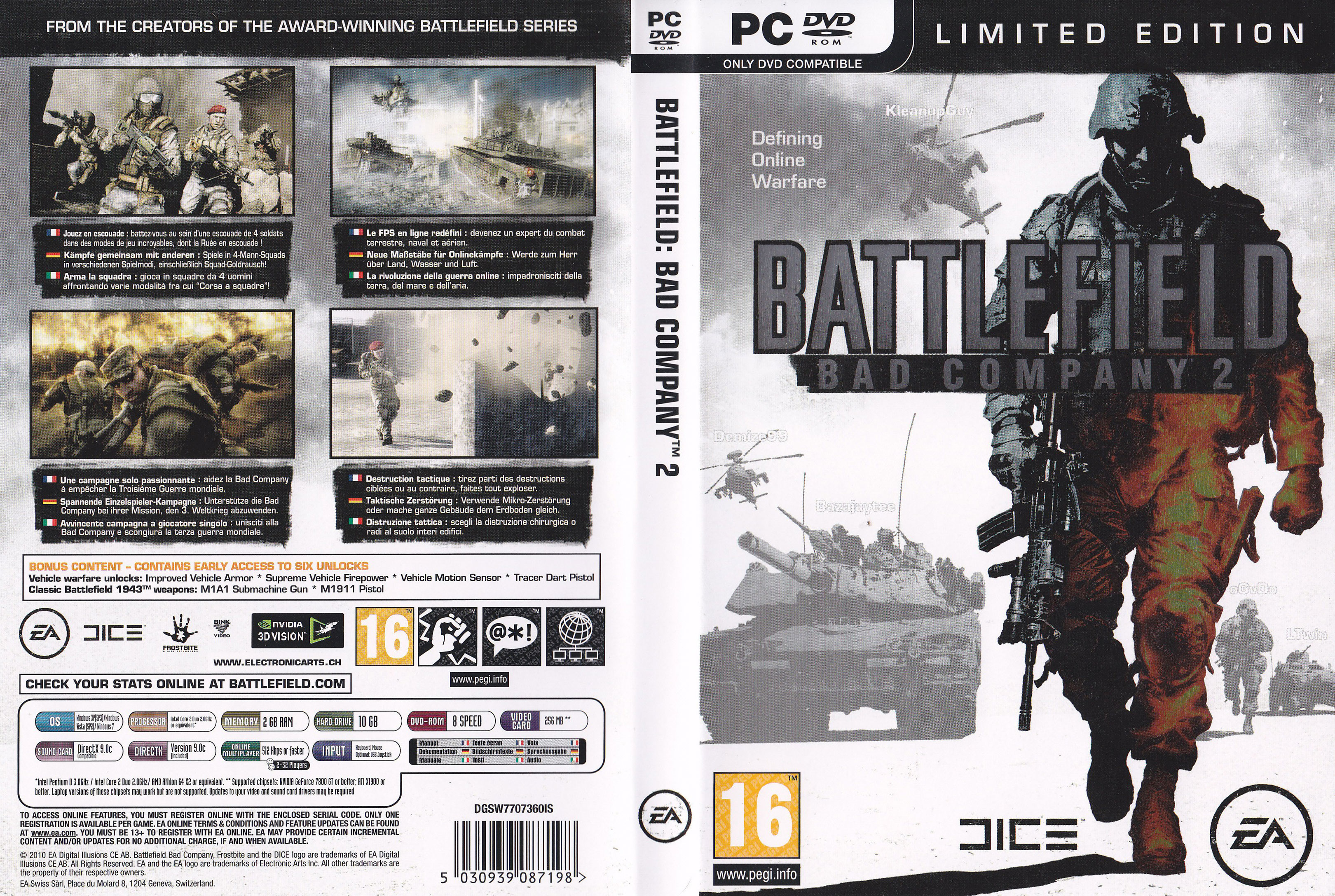 Battlefield: Bad Company 2 - DVD obal 3