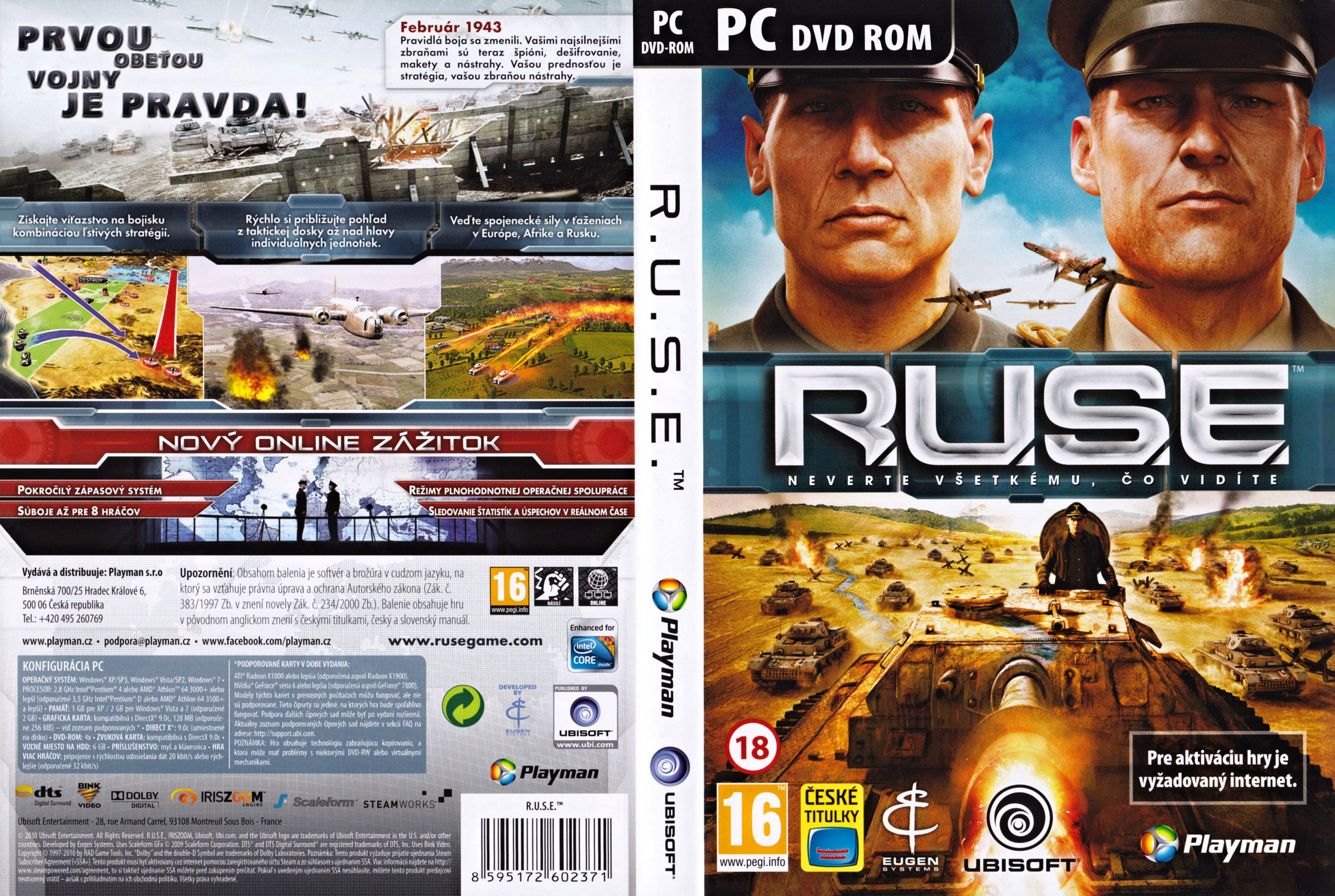 R.U.S.E. - DVD obal