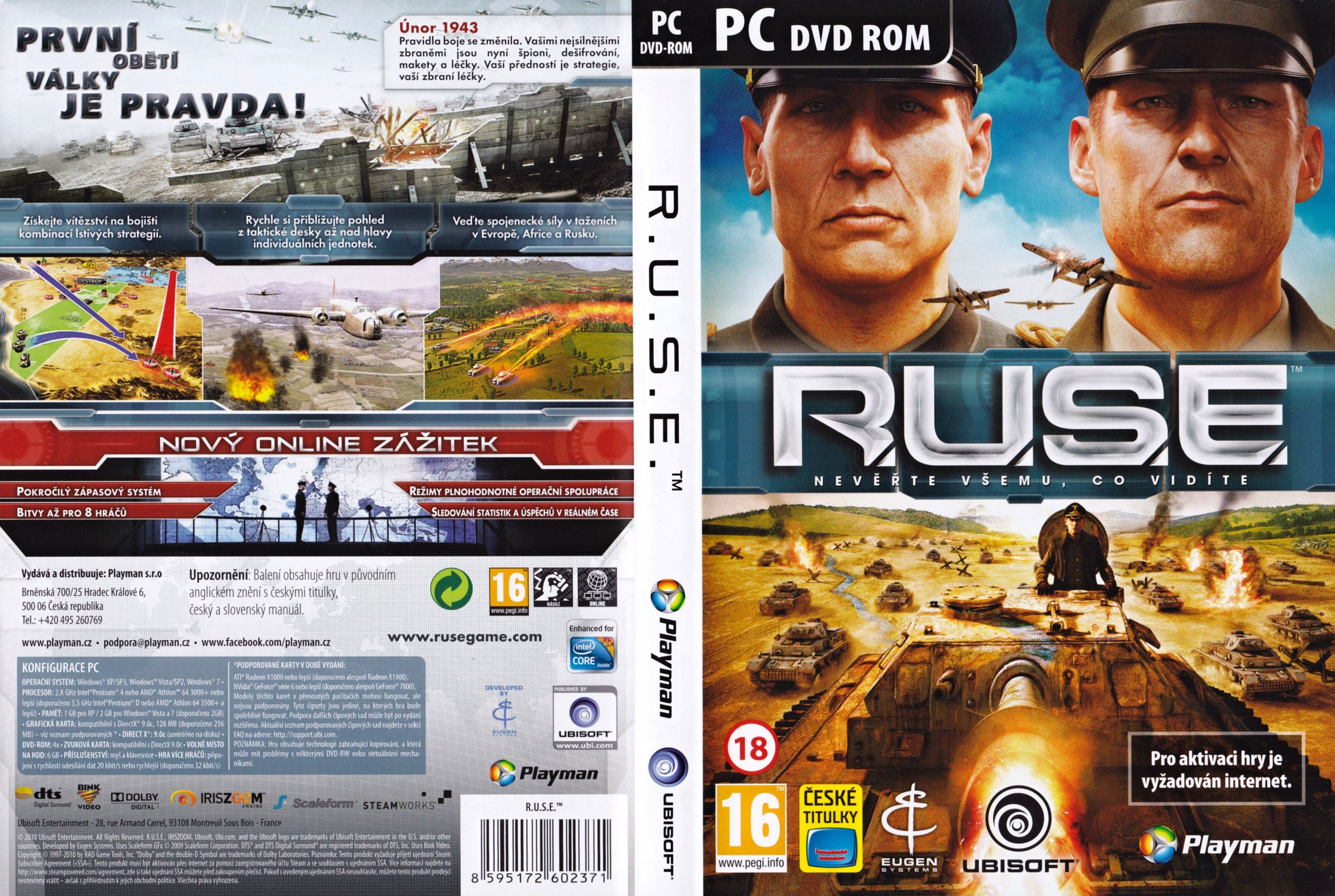 R.U.S.E. - DVD obal 2