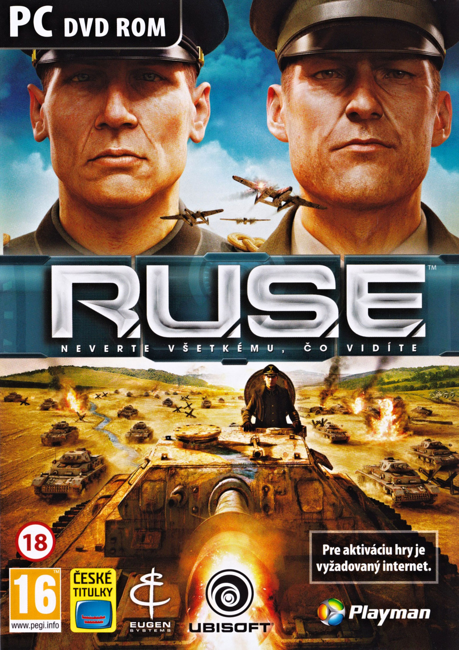 R.U.S.E. - predn DVD obal