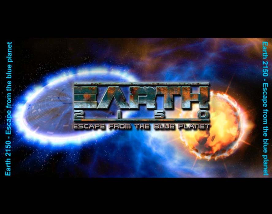 Earth 2150: Escape from the Blue Planet - zadn CD obal