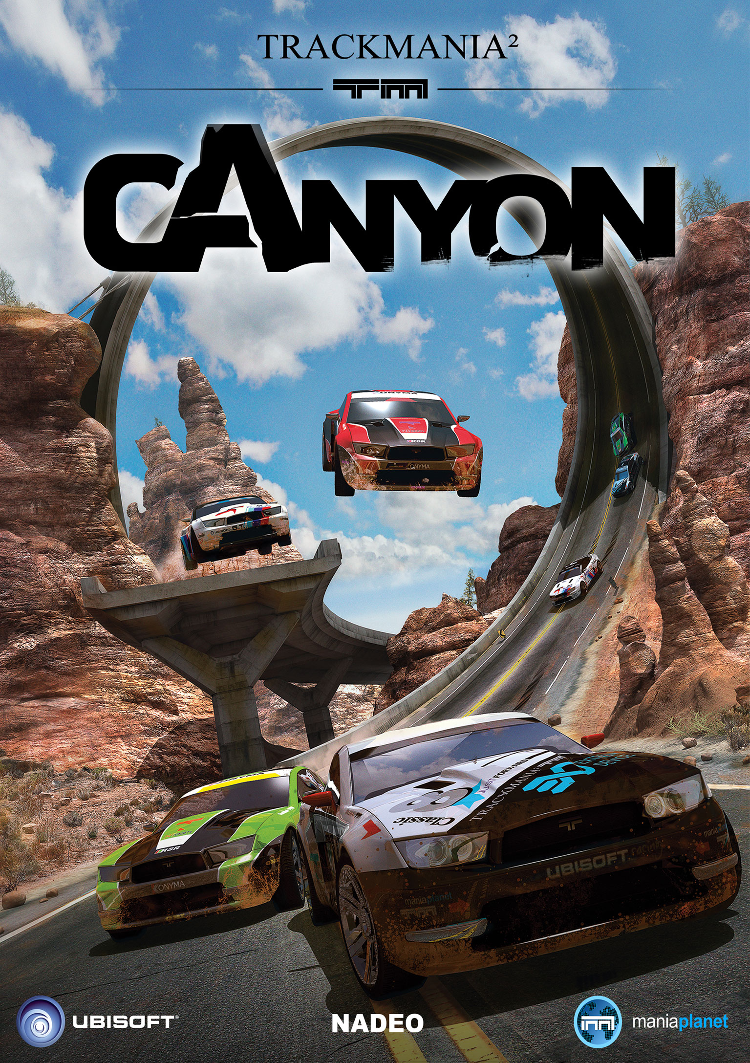 TrackMania 2: Canyon - predn DVD obal