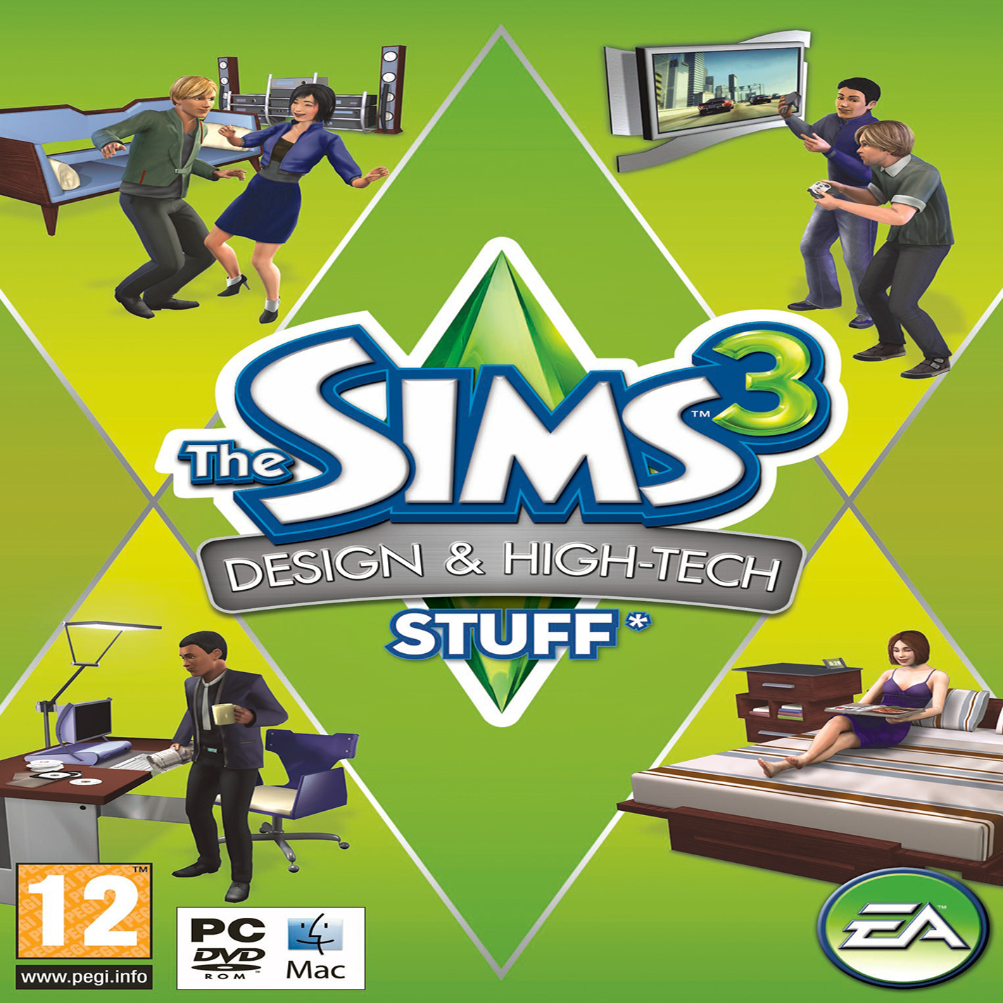 The Sims 3: High-End Loft Stuff - predn CD obal