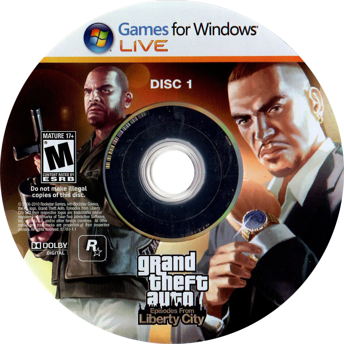 Grand Theft Auto IV: Episodes From Liberty City - CD obal