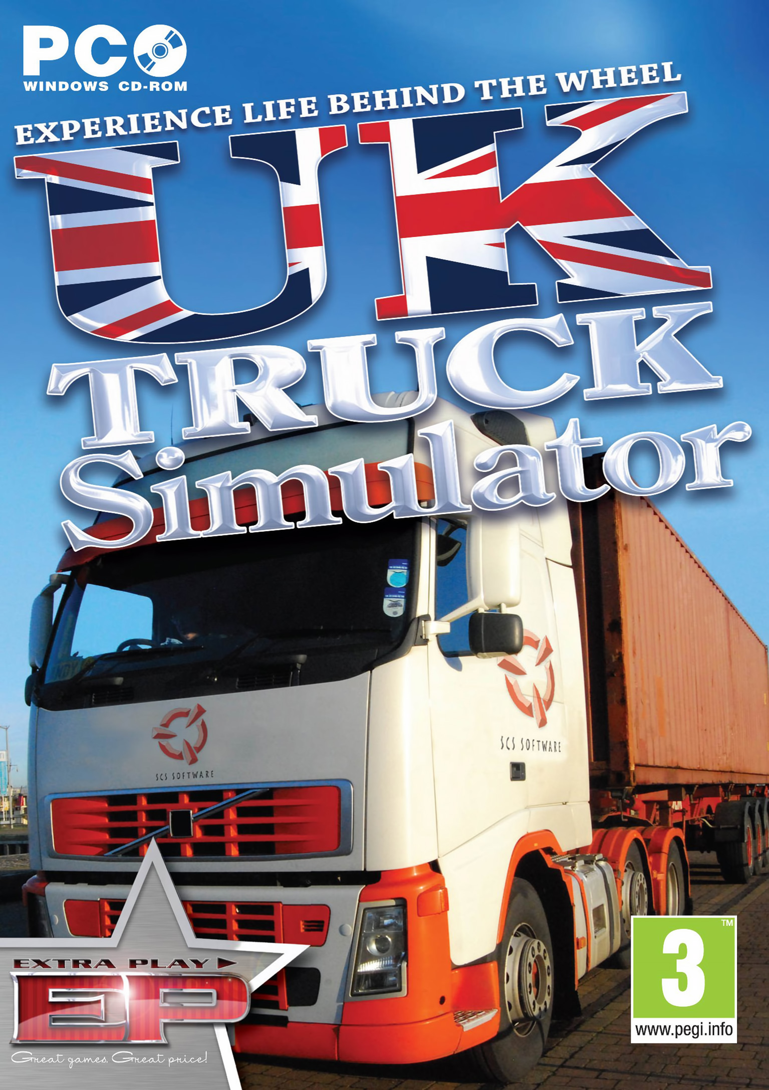 UK Truck Simulator - predn DVD obal