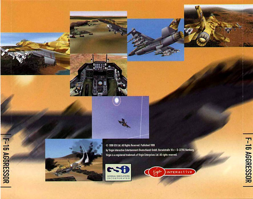 F-16: Aggressor - zadn CD obal