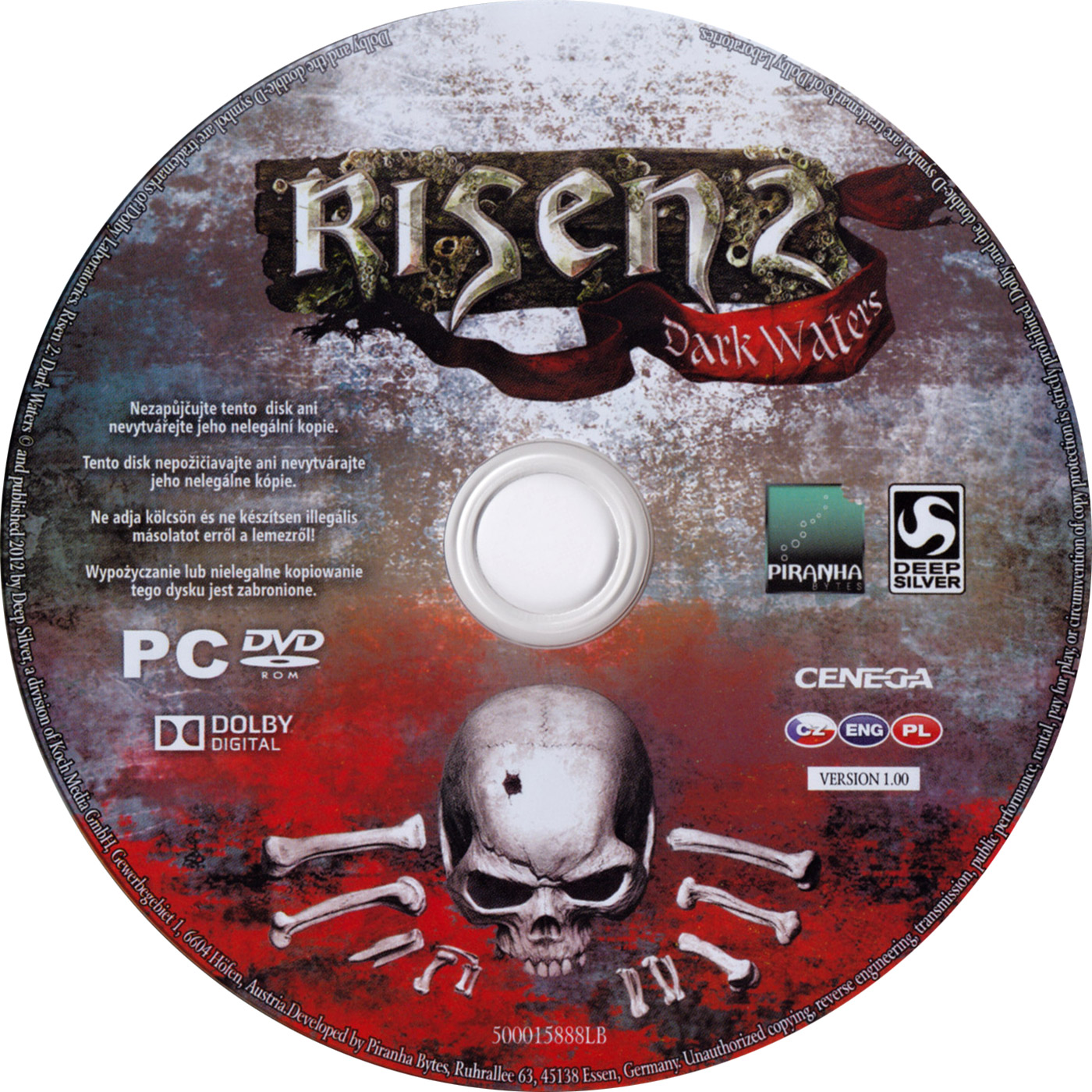 Risen 2: Dark Waters - CD obal