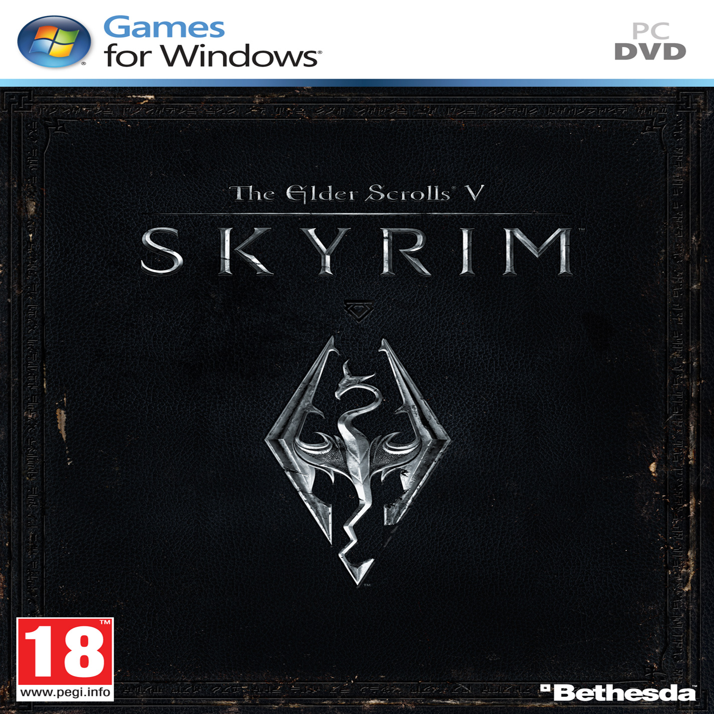 The Elder Scrolls 5: Skyrim - predn CD obal
