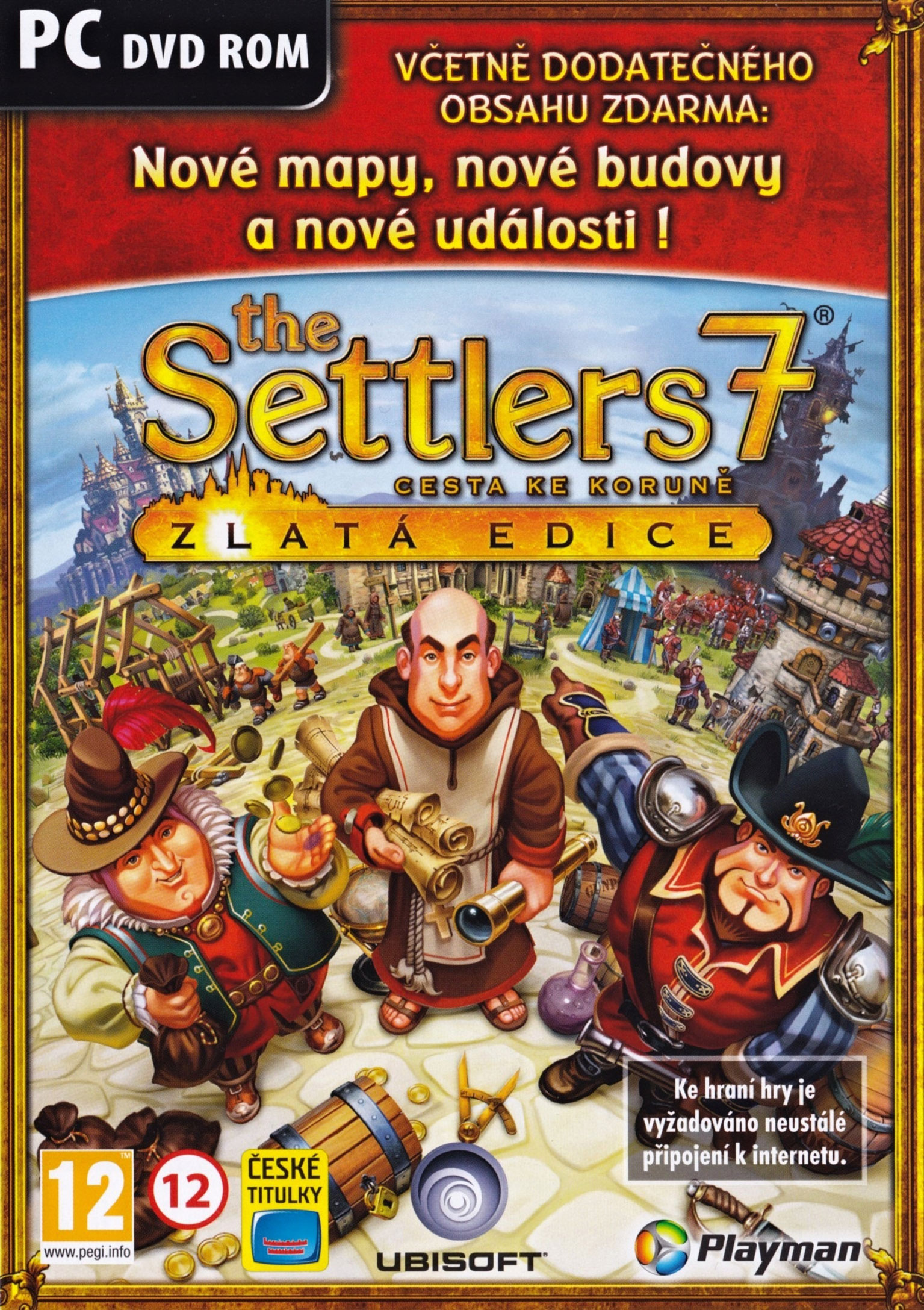 The Settlers 7: Paths to a Kingdom - Gold Edition - predn DVD obal 2