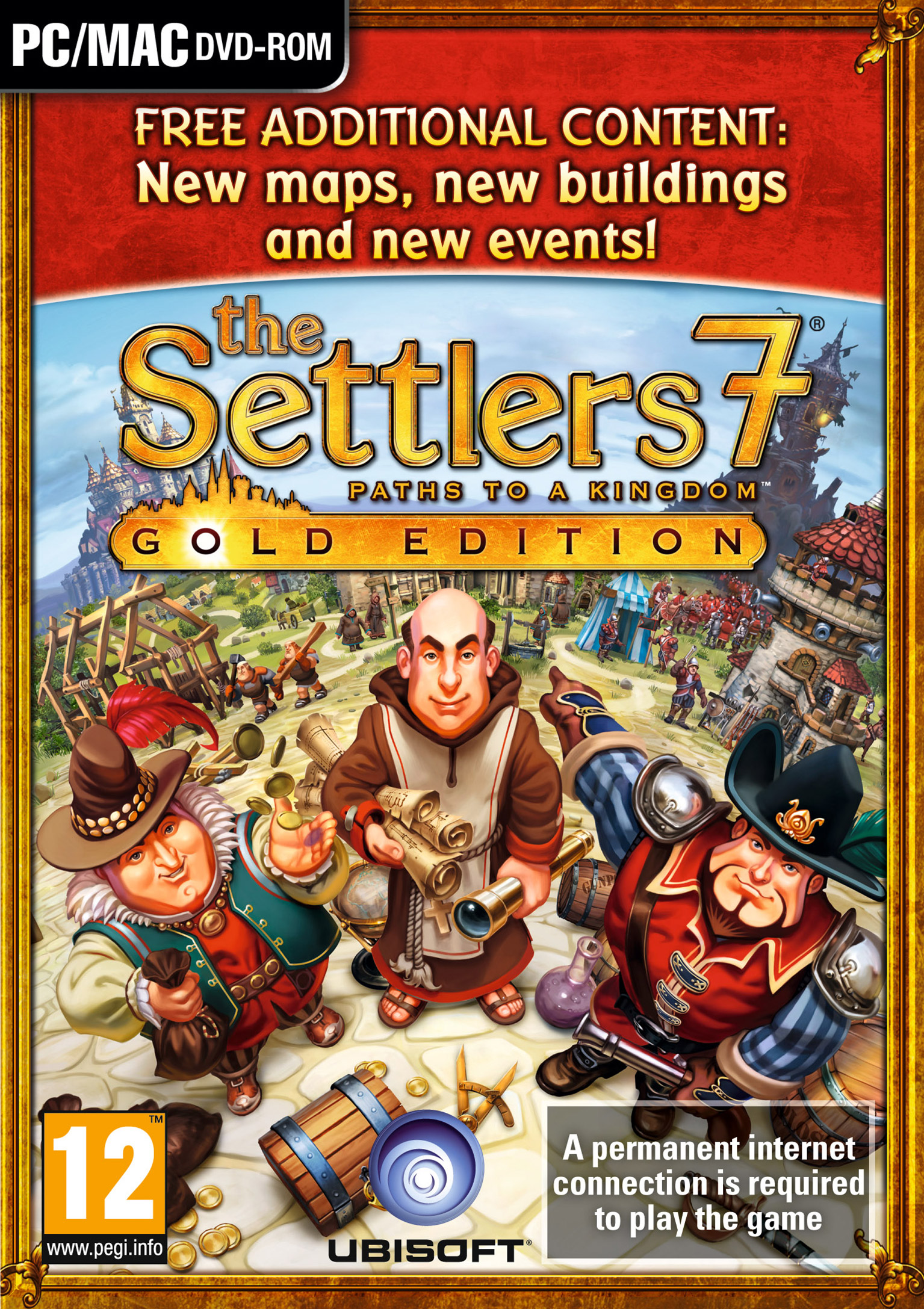 The Settlers 7: Paths to a Kingdom - Gold Edition - predn DVD obal 3