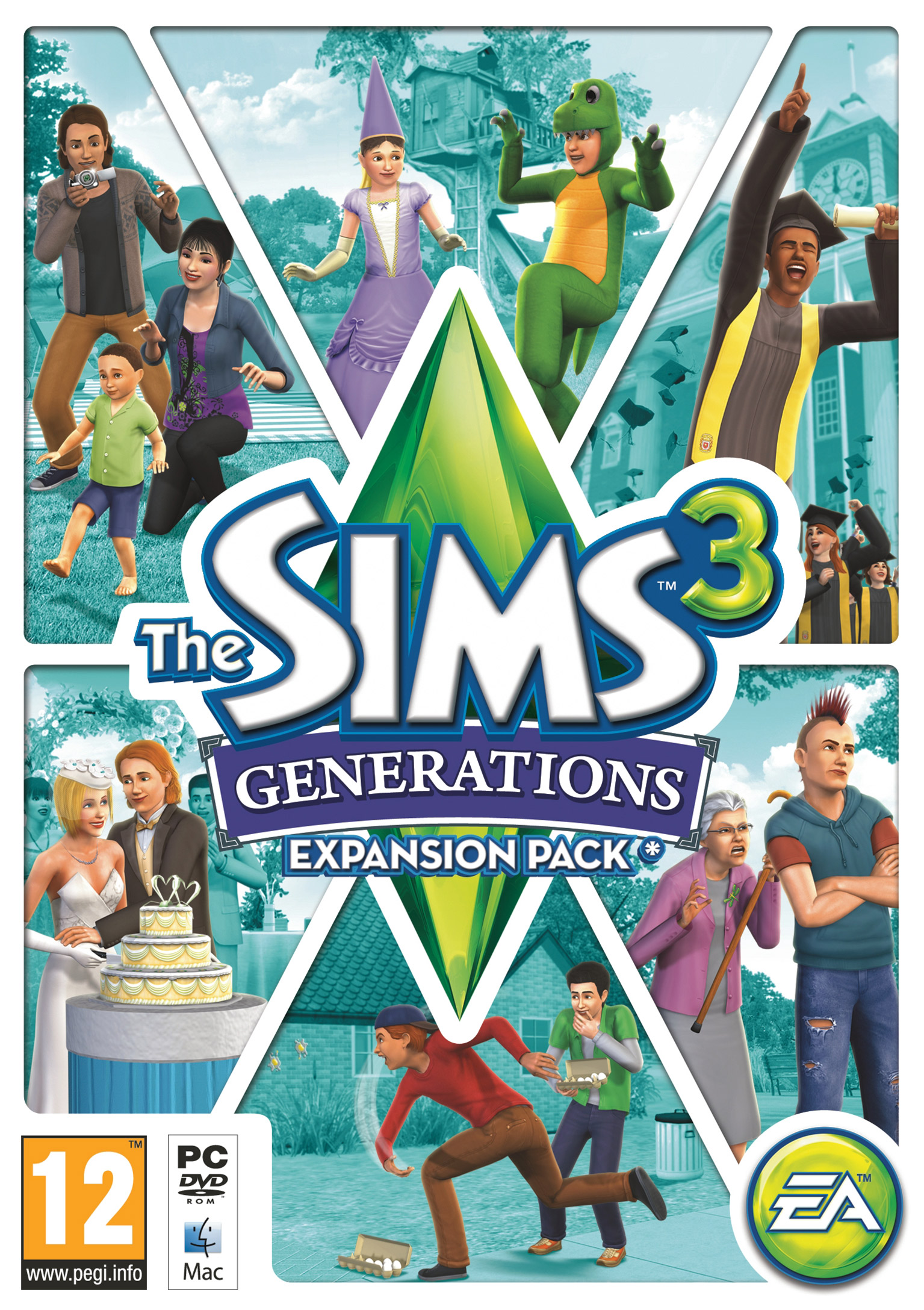 The Sims 3: Generations - predn DVD obal 2