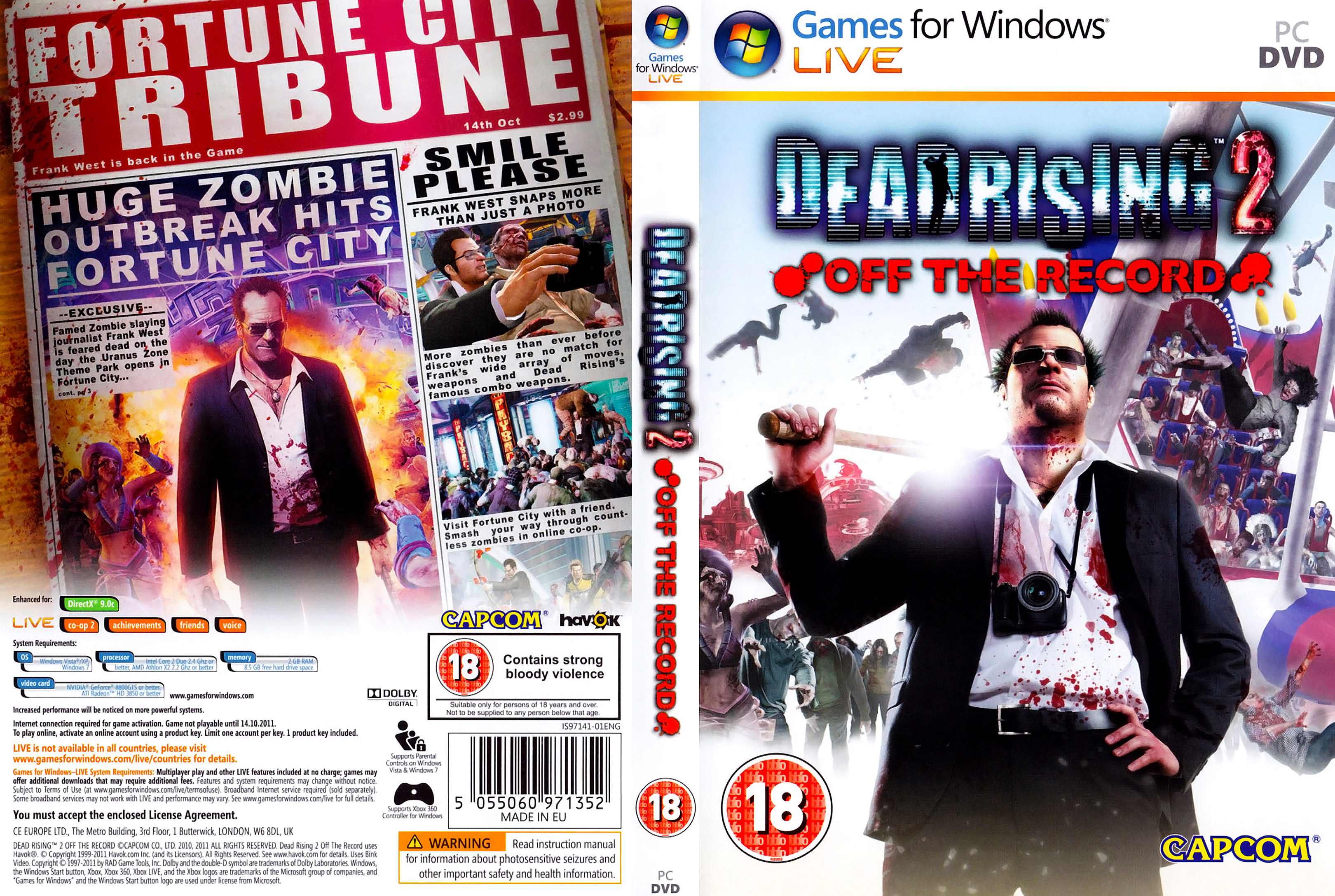 Dead Rising 2: Off the Record - DVD obal
