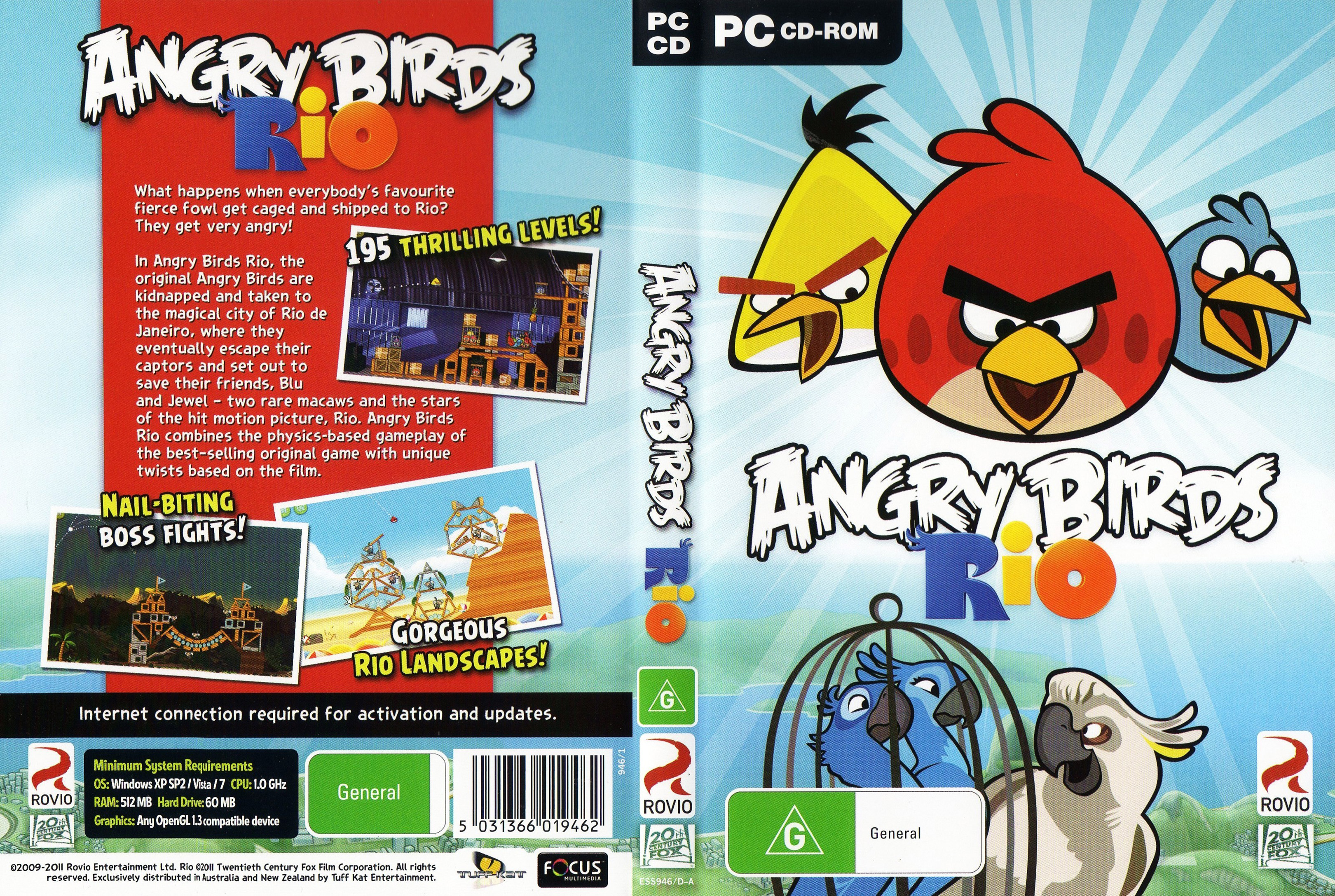 Angry Birds Rio - DVD obal