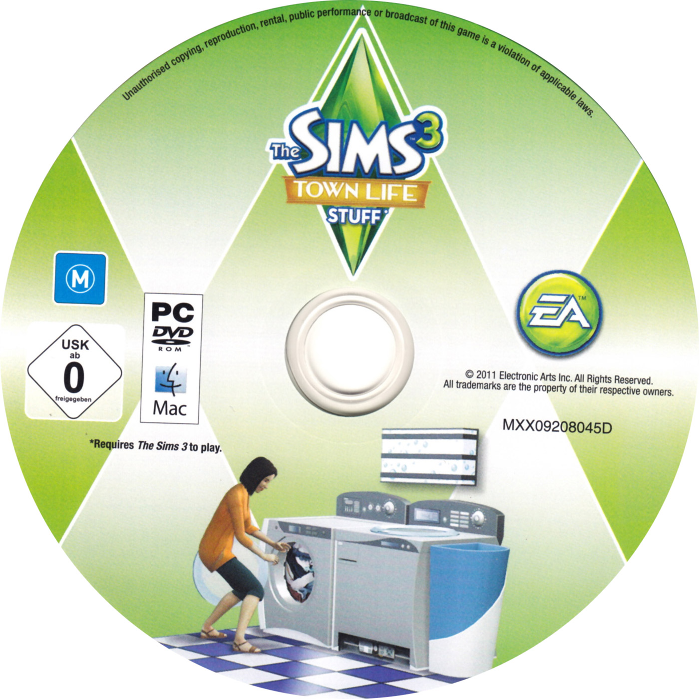 The Sims 3: Town Life Stuff - CD obal