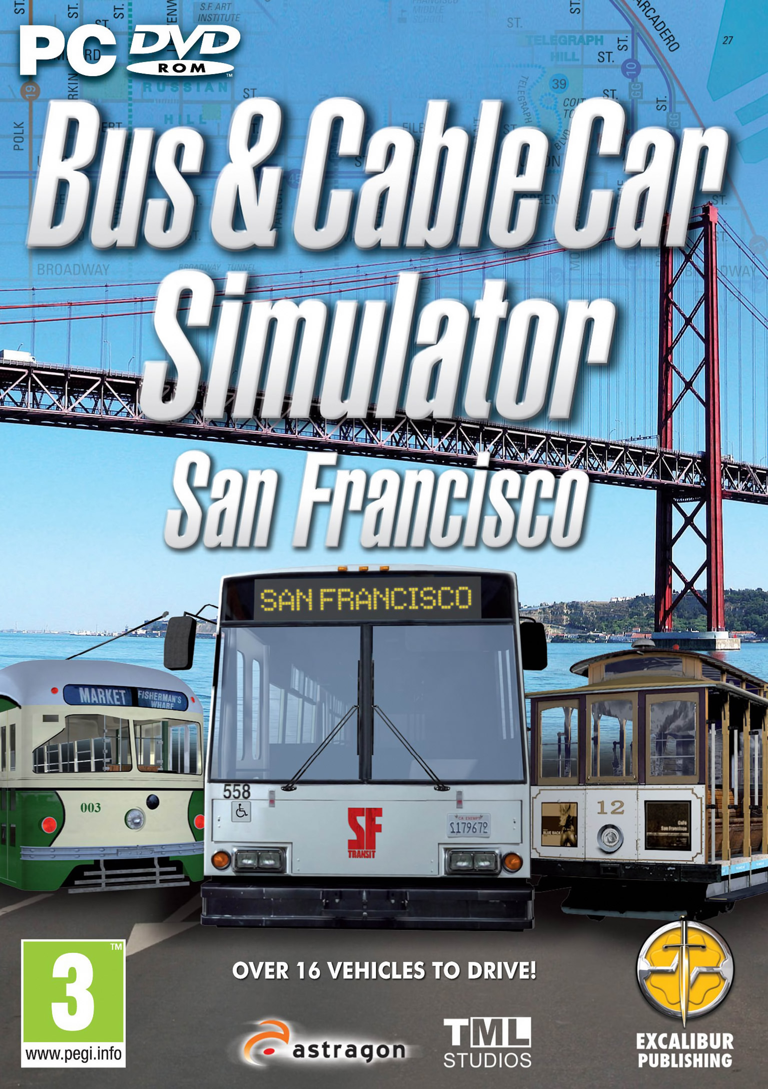 Bus & Cable Car Simulator - San Francisco - predn DVD obal
