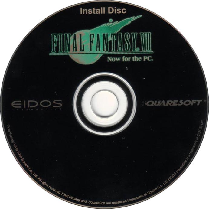 Final Fantasy VII - CD obal 4