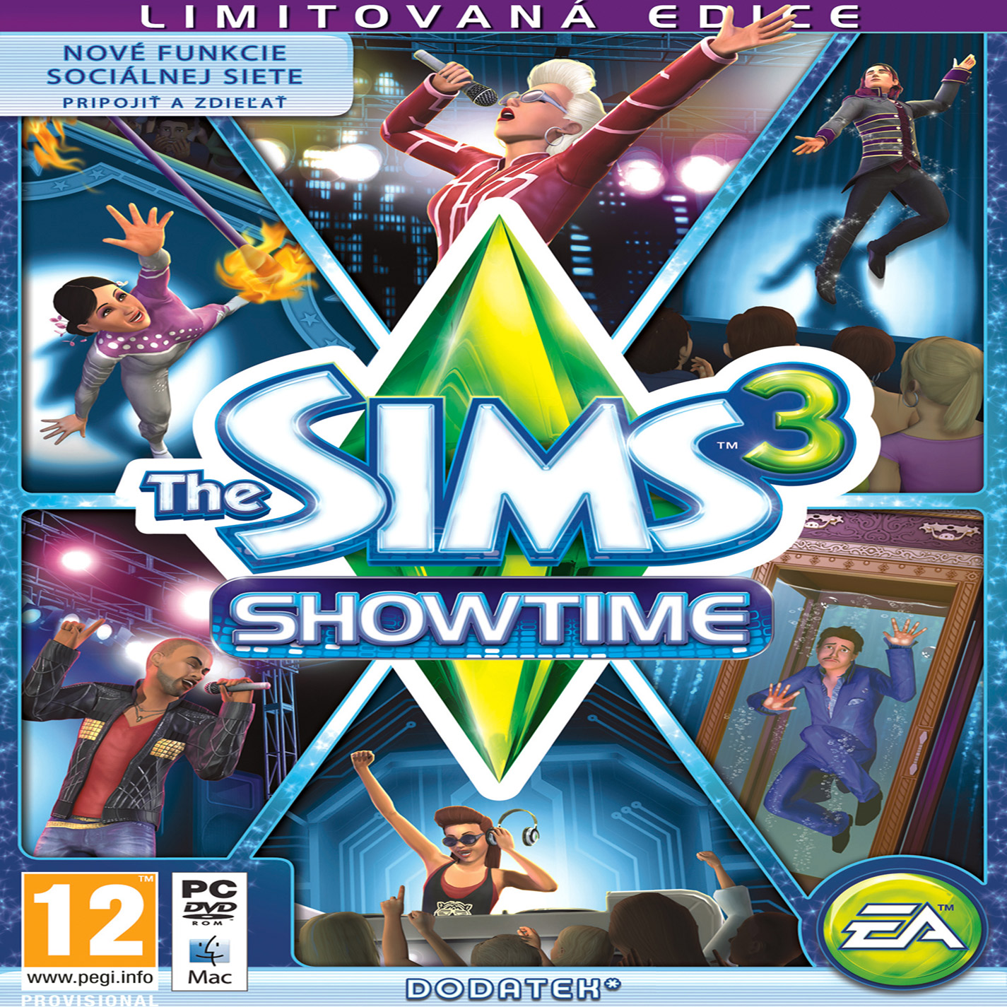 The Sims 3: Showtime - predn CD obal