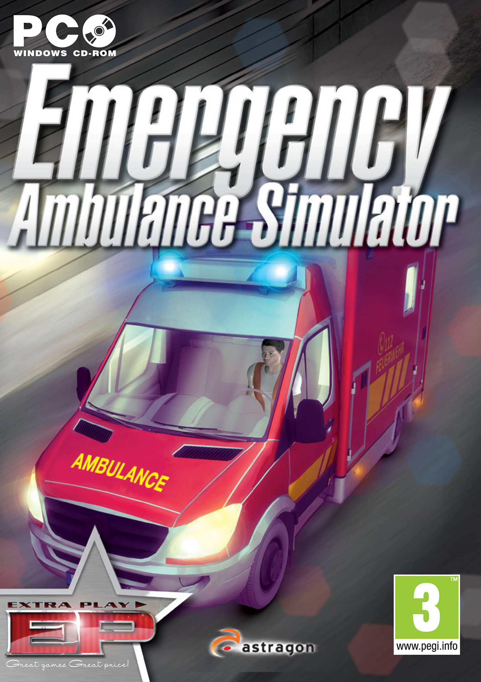 Emergency Ambulance Simulator - predn DVD obal